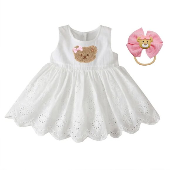 Teddy Bear Dress First Birthday Bear Clothes Outfit